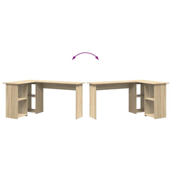 Sonoma Eiche Computertisch Sonoma Eiche Spanplatte Standard