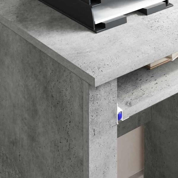 Beton-Grauer Computer-Schreibtisch Beton grau Spanplatte Mittel