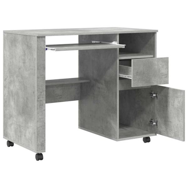 Beton-Grauer Computer-Schreibtisch Beton grau Spanplatte Mittel