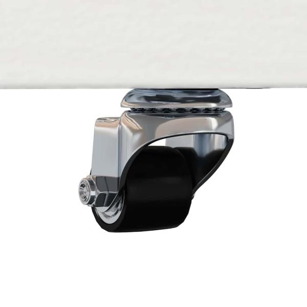 Bettgestell Weiß Massivholz aus Kiefer 90 x 200 cm Langlebig