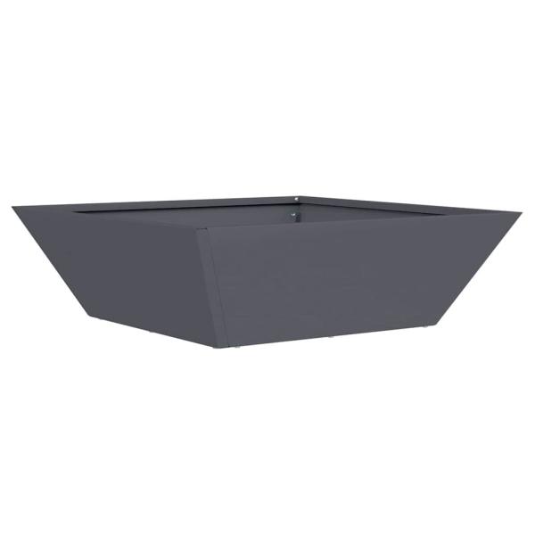 Kunststoff Pflanzgefäß Set Anthrazit Kunststoff 50 x 50 x 15 cm