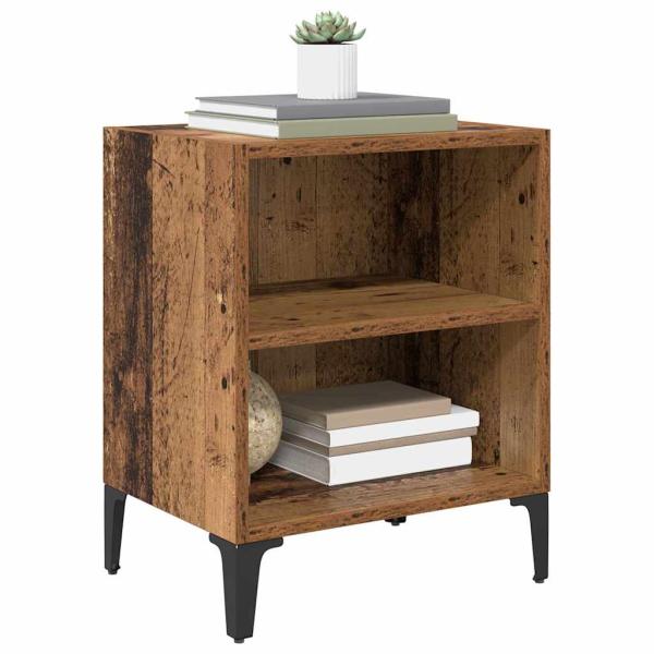 Nachttisch Alte Holz 40x30x50 cm Holzwerkstoff