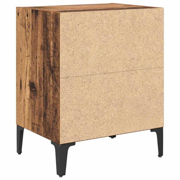 Nachttisch Alte Holz 40x30x50 cm Holzwerkstoff