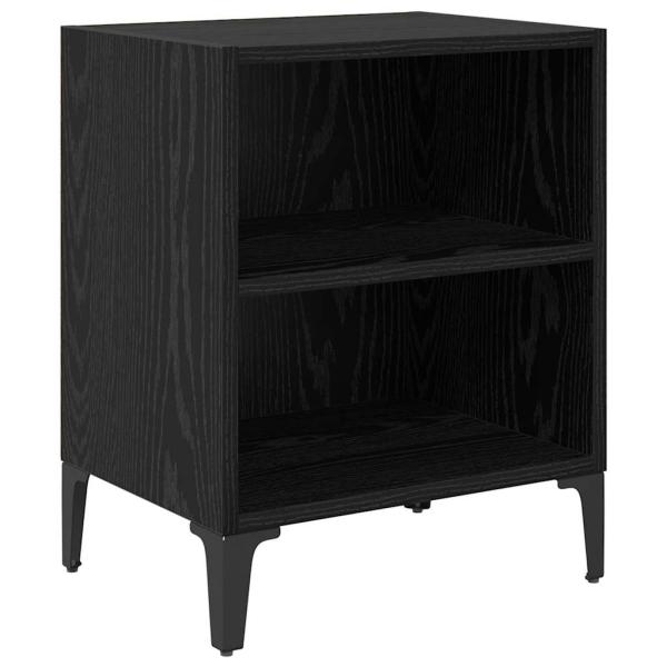 Nachttisch Schwarze Eiche 40x30x50 cm Verarbeitetes Holz