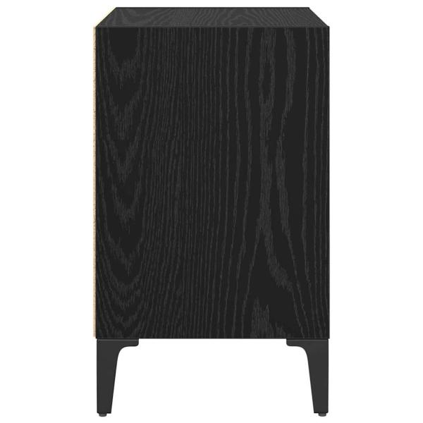 Nachttisch Schwarze Eiche 40x30x50 cm Verarbeitetes Holz