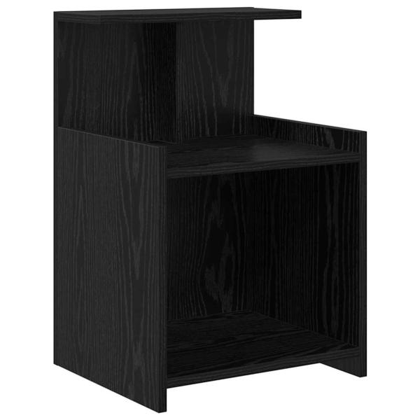 Bettkabine Schwarze Eiche 40x35x60 cm Holzwerkstoff