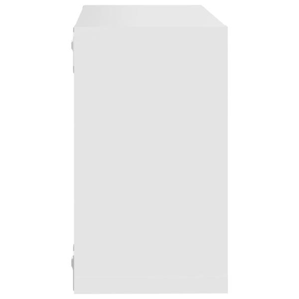 Würfelregale 2 Stk. Weiß 26x15x26 cm
