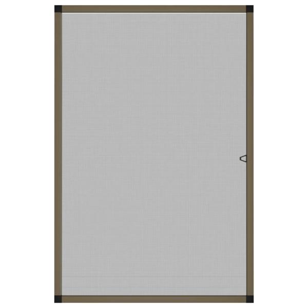 Insektenschutz für Fenster Braun 80x120 cm
