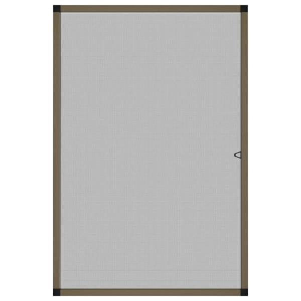 Insektenschutz für Fenster Braun 90x120 cm