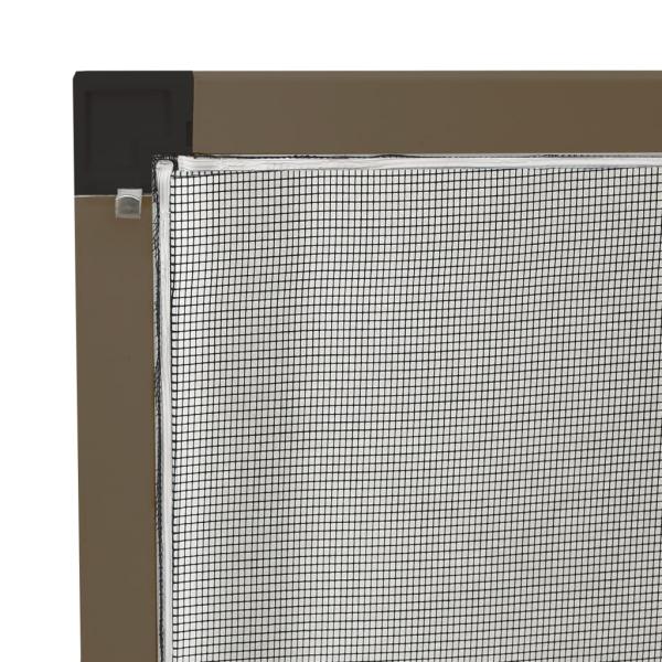 Insektenschutz für Fenster Braun 90x120 cm