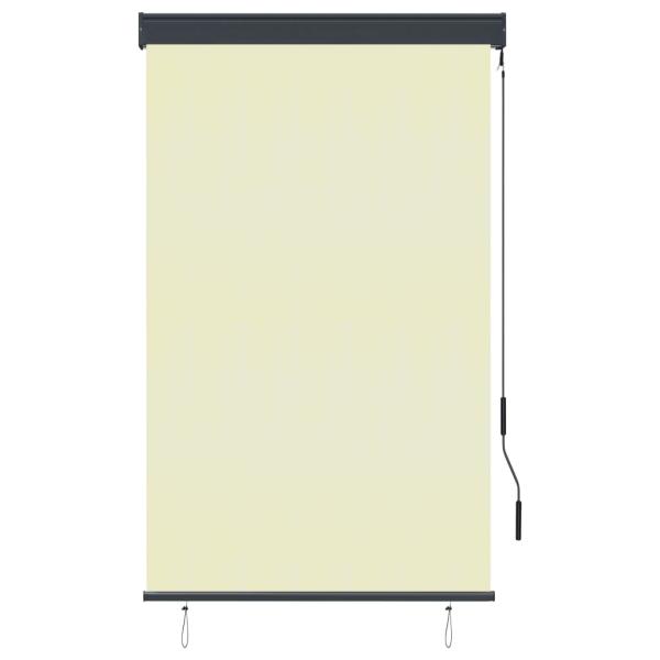 Außenrollo 100 x 250 cm Cremeweiß