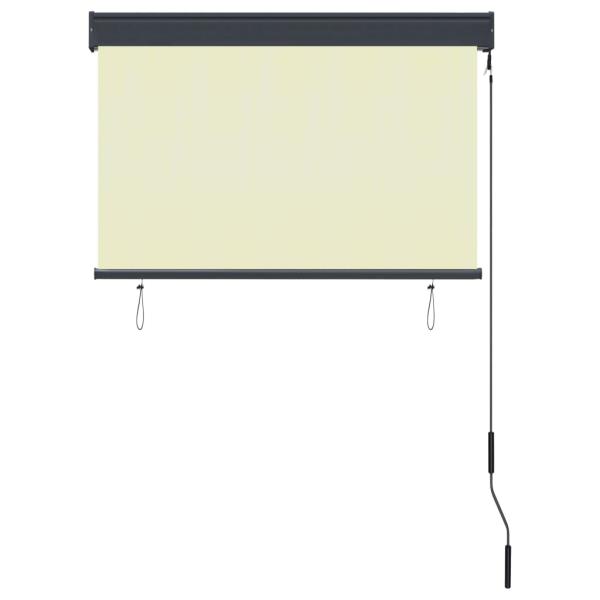 Außenrollo 100 x 250 cm Cremeweiß