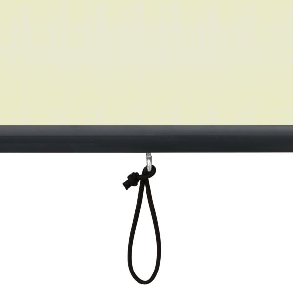 Außenrollo 100 x 250 cm Cremeweiß