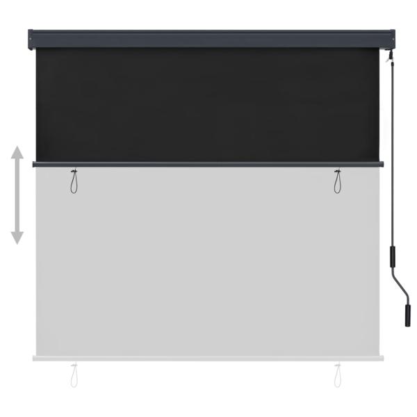 Außenrollo 170 x 250 cm Anthrazit