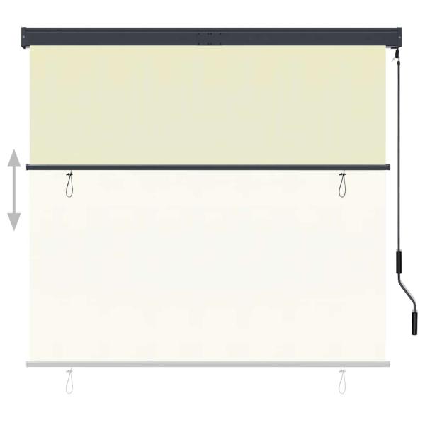 Außenrollo 160x250 cm Creme