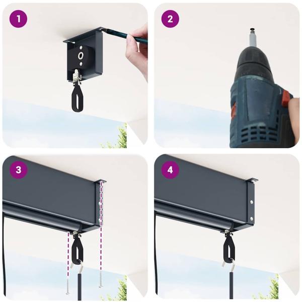 Außenrollo 140x250 cm Anthrazit