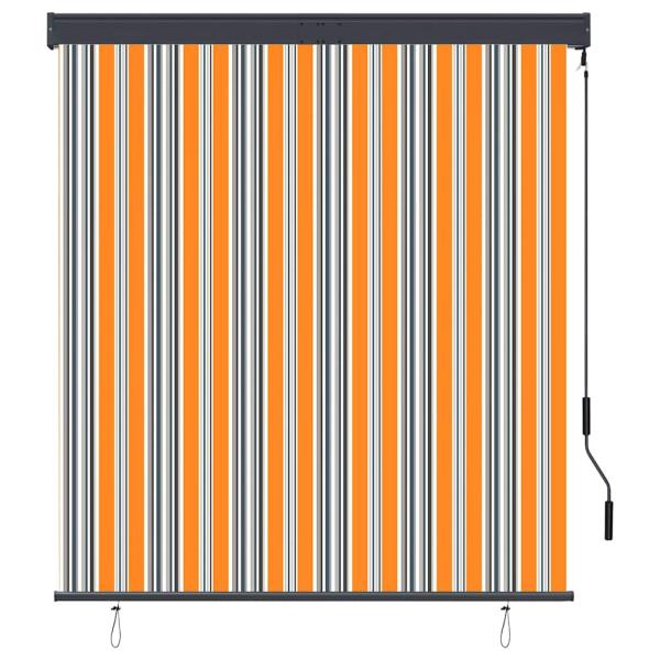 Außenrollo 140x250 cm Gelb und Blau