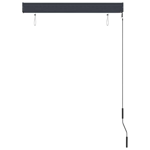 Außenrollo 100 x 250 cm Orange und Braun