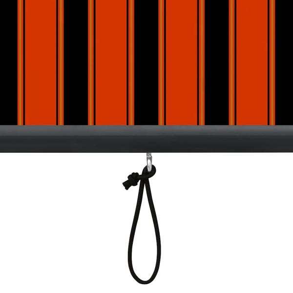 Außenrollo 100 x 250 cm Orange und Braun