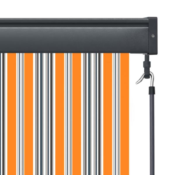 Außenrollo 120 x 250 cm Gelb und Blau