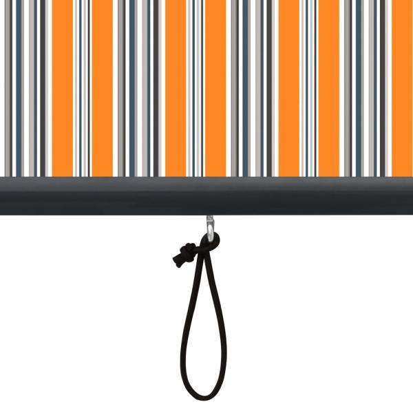 Außenrollo 120 x 250 cm Gelb und Blau