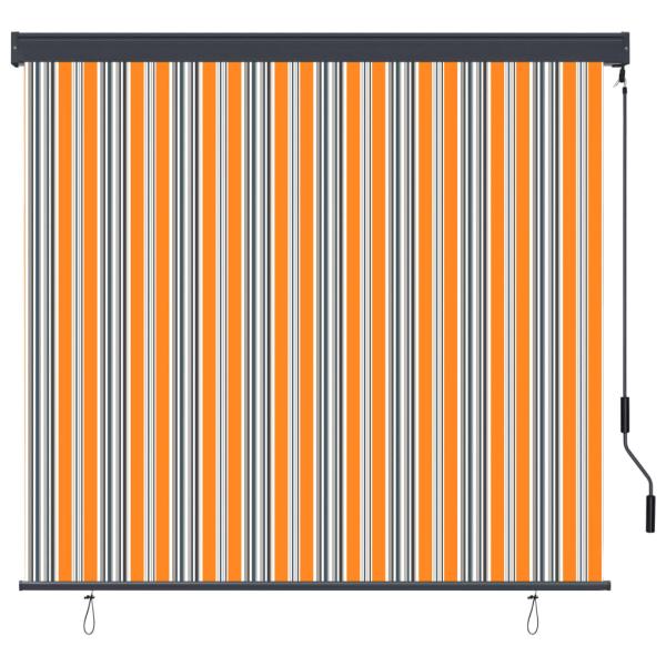 Außenrollo 160x250 cm Gelb und Blau