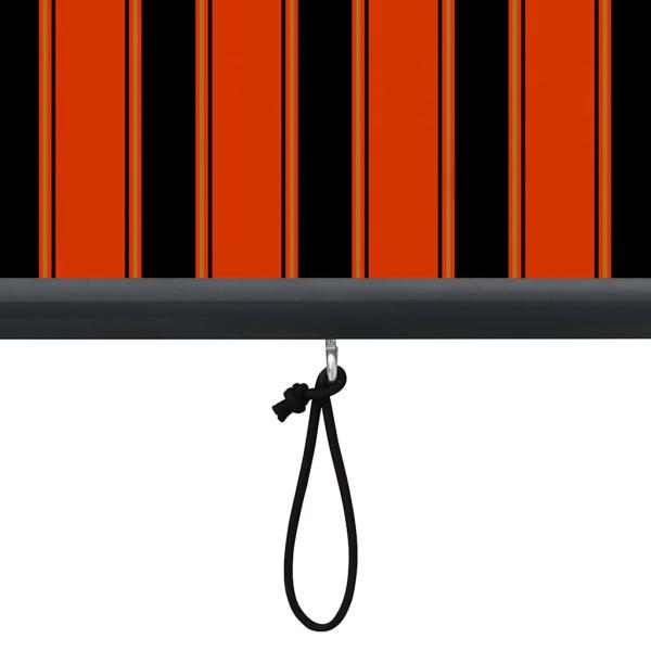 Außenrollo 120 x 250 cm Orange und Braun