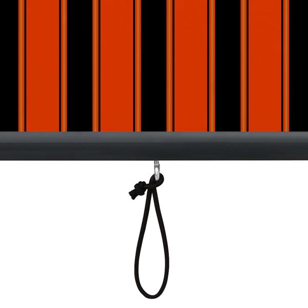 Außenrollo 120 x 250 cm Orange und Braun