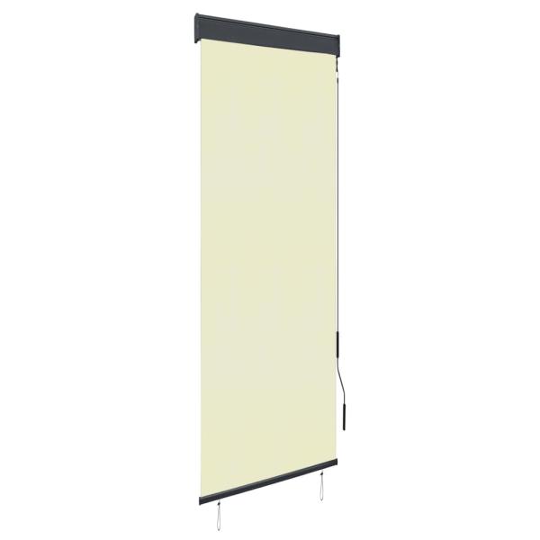 ARDEBO.de - Außenrollo 60 x 250 cm Cremeweiß