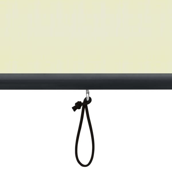 Außenrollo 60 x 250 cm Cremeweiß