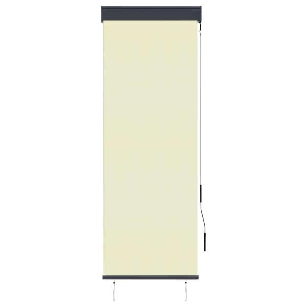 Außenrollo 60 x 250 cm Cremeweiß