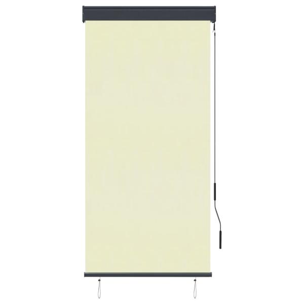 Außenrollo 80 x 250 cm Cremeweiß