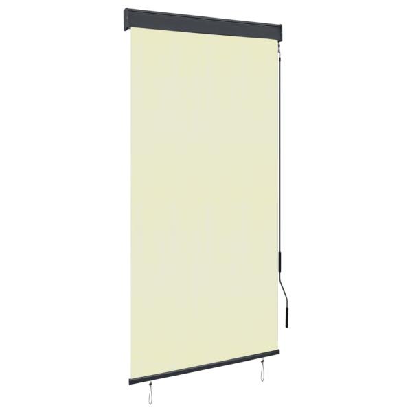 Außenrollo 80 x 250 cm Cremeweiß
