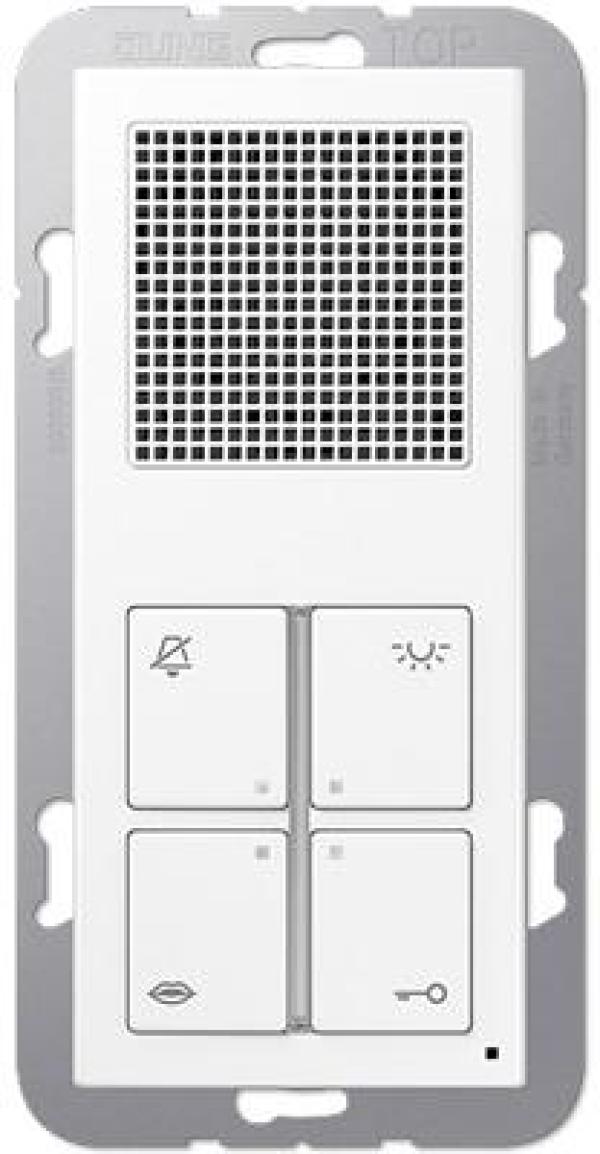 ARDEBO.de Jung SI4ADWW Audio-Innenstation Design Standard, Serien AS und A, alpinweiß