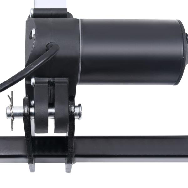 Massagesessel Elektrisch Schwarz Stoff