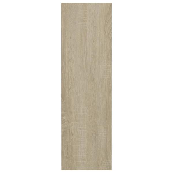 Wand-Schuhschränke 2 Stk. Sonoma-Eiche 80x18x60cm Holzwerkstoff