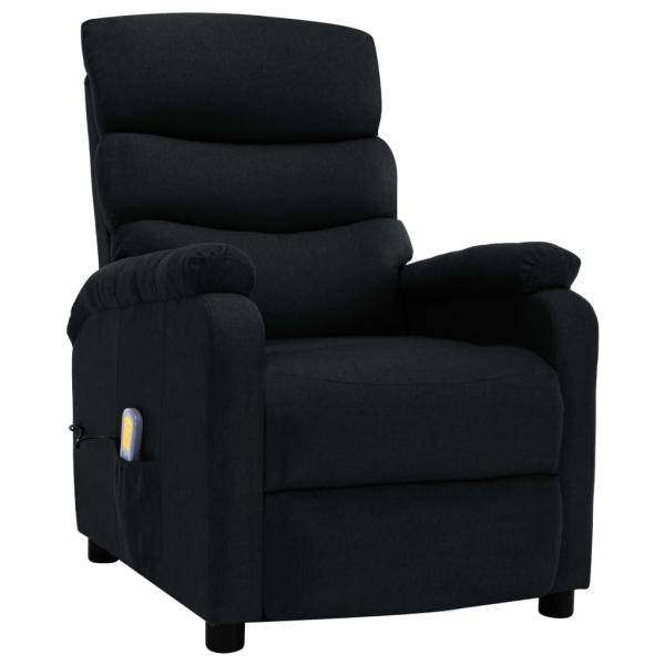 Massagesessel Schwarz Stoff