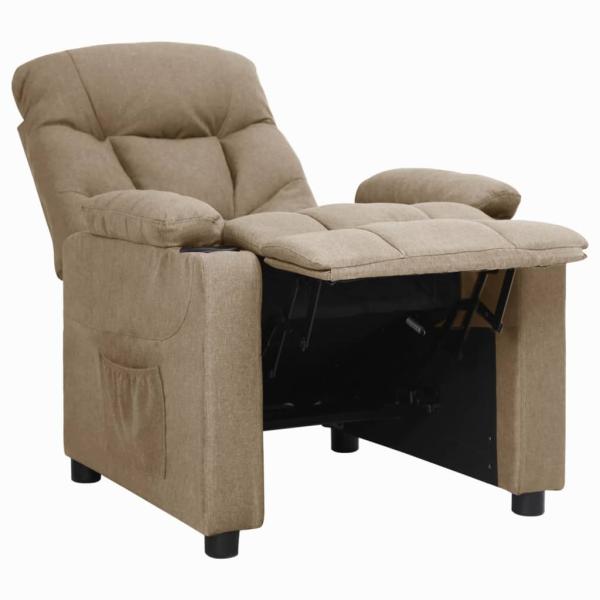 Relaxsessel Taupe Stoff