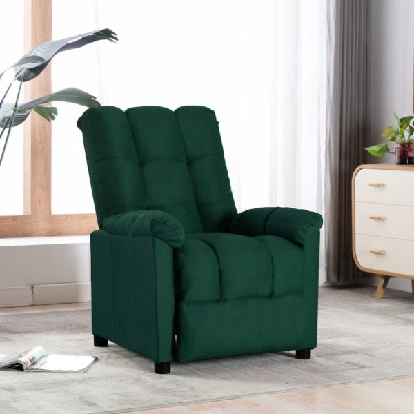 ARDEBO.de - Relaxsessel Dunkelgrün Stoff