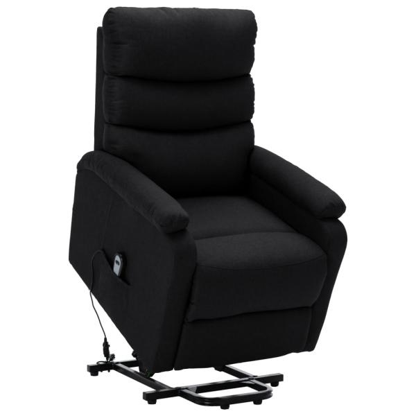 ARDEBO.de - Aufstehsessel Schwarz Stoff