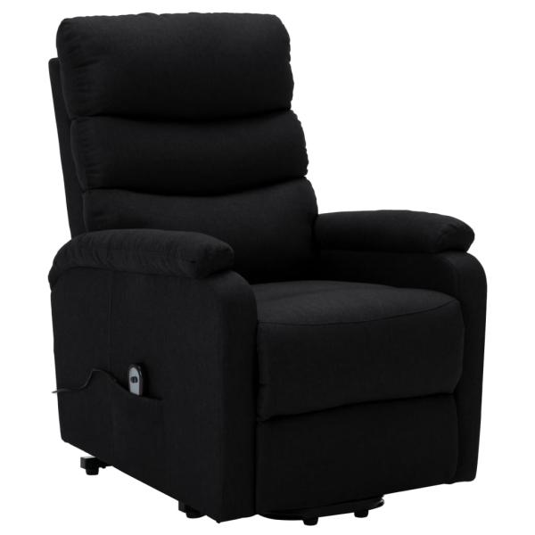 Aufstehsessel Schwarz Stoff