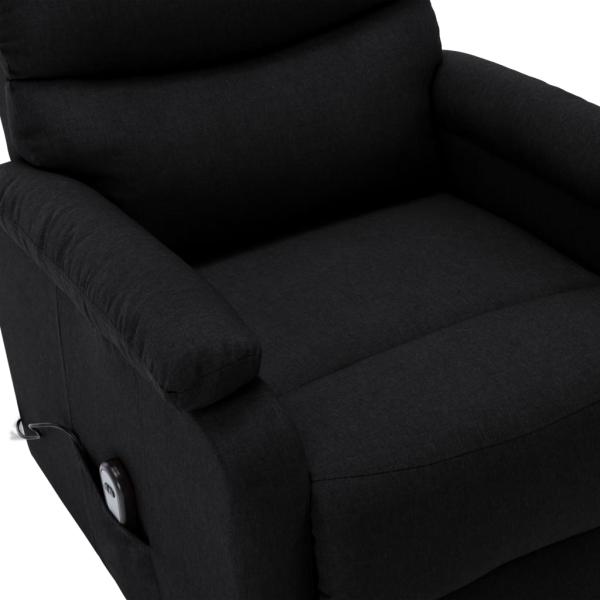 Aufstehsessel Schwarz Stoff