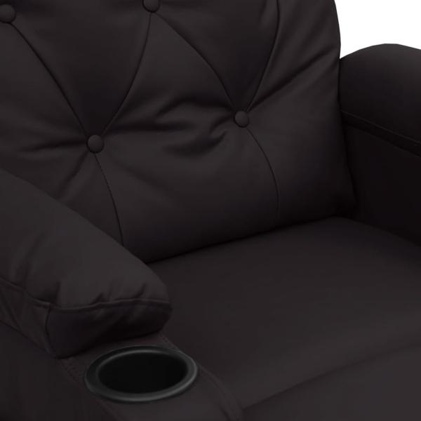 Relaxsessel Elektrisch Schwarz Kunstleder