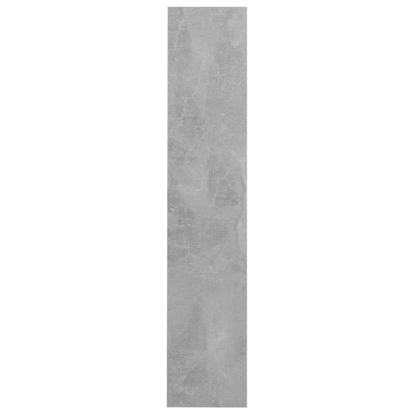 Wand-Schuhschrank Betongrau 80x18x90 cm Holzwerkstoff