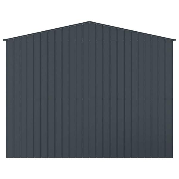 Voliere mit Erweiterung Anthrazit 310x817x247 cm Stahl