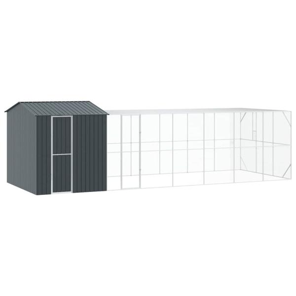 Vogelkäfig Anthrazit 845 x 304 x 247 cm Verzinkter Stahl