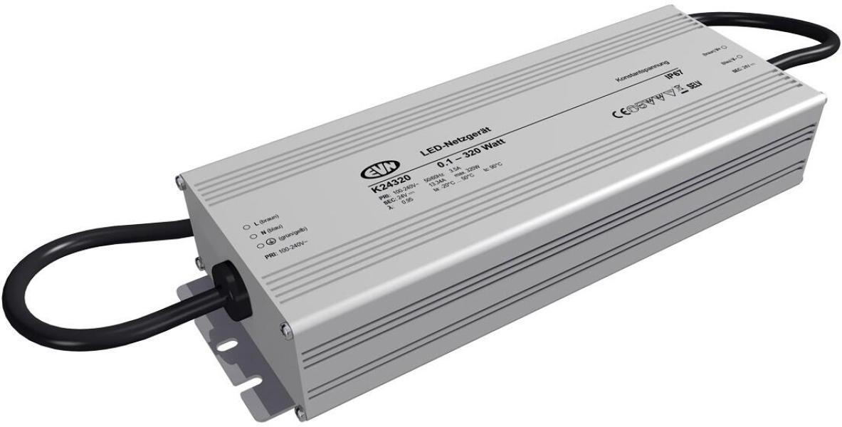 ARDEBO.de EVN Netzgerät 24V/DC, 0,1-320W, IP67, Primär: 100-240V (K24320)