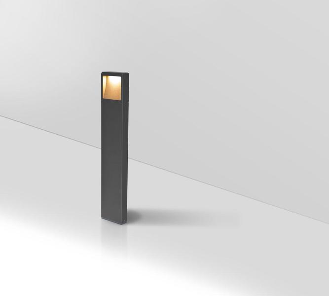 EVN LED-Wegeleuchte, P54, 200-240V, 6W, 3000K, 218lm, 650mm, anthrazit (WLF65061502)