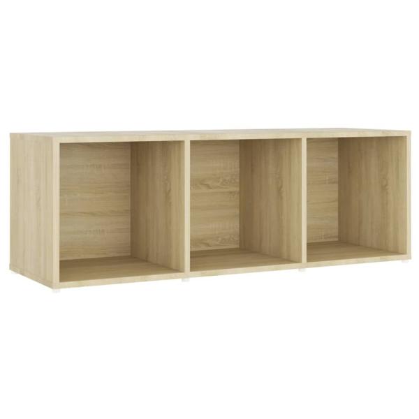 TV-Schränke 2 Stk. Sonoma-Eiche 107x35x37 cm Holzwerkstoff