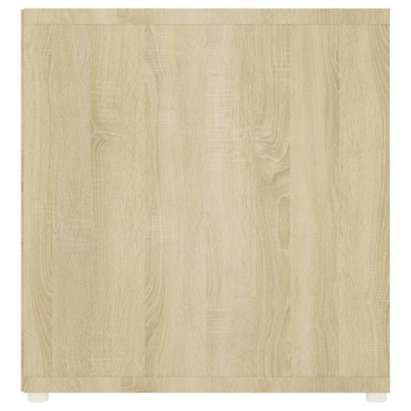 TV-Schränke 2 Stk. Sonoma-Eiche 107x35x37 cm Holzwerkstoff